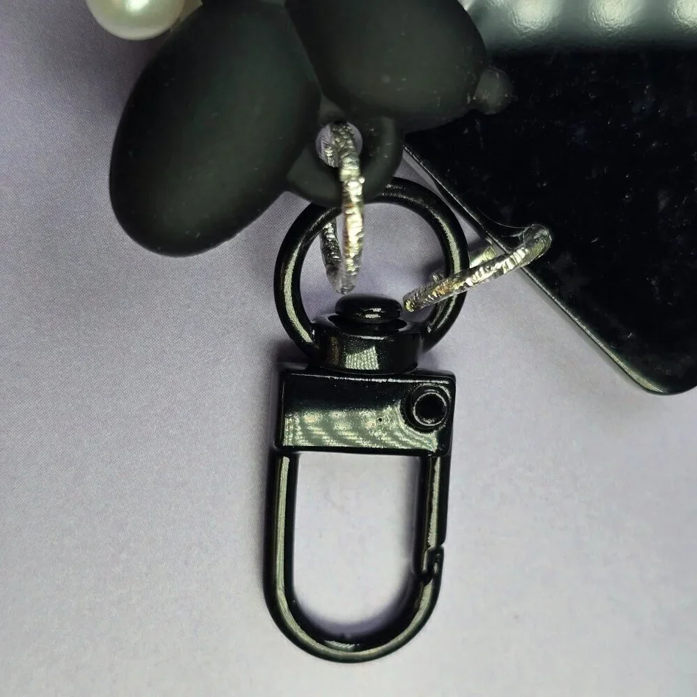 Balloon Dog Keychain‎ With Pearl Necklace (NWOT)